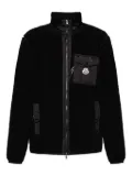 Moncler fleece patch-pocket sweater - Black