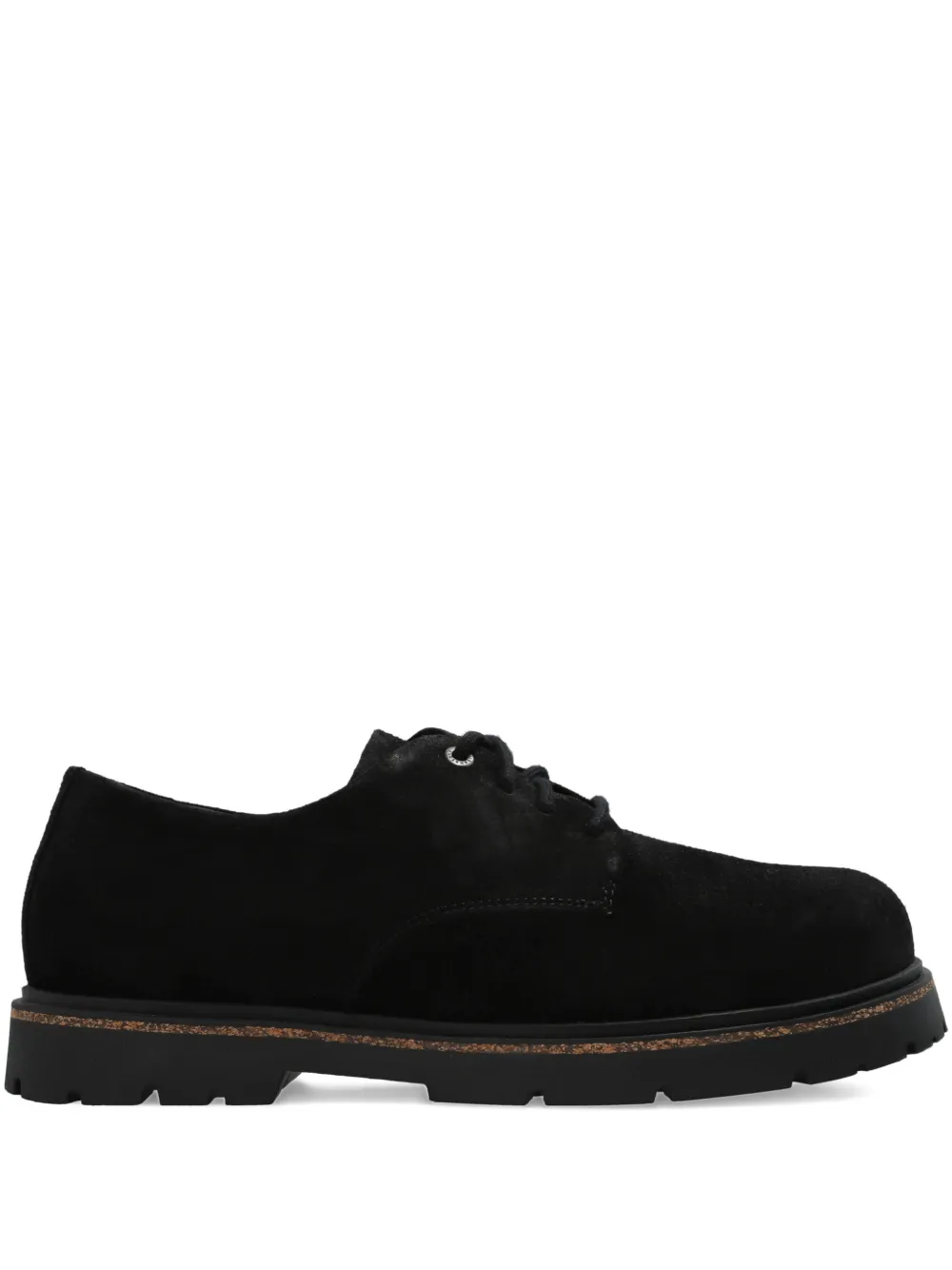 Birkenstock Highwood lace-up suede Derby shoes Black