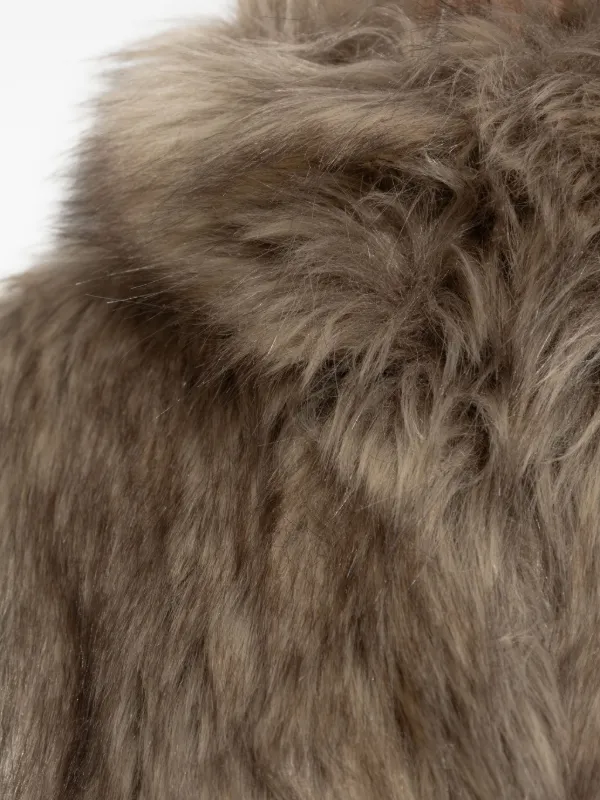 MISBHV faux-fur Jacket | Neutrals | FARFETCH HK