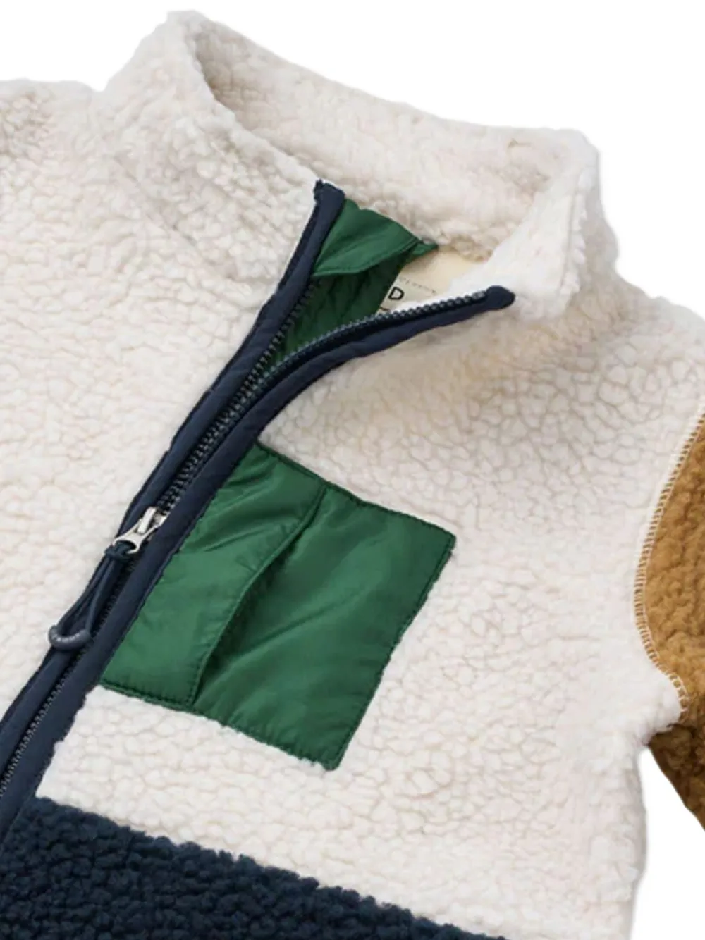 Liewood Colour-blocked Fleece Romper In Multi