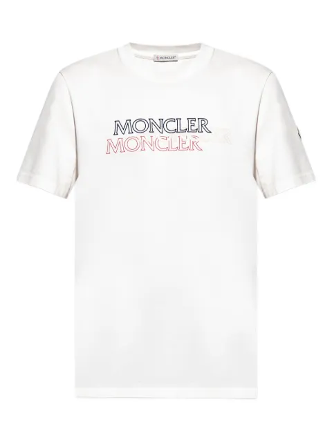Moncler logo-print cotton T-shirt
