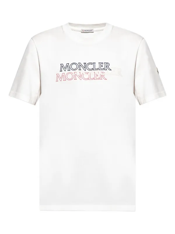 Moncler ロゴ Tシャツ | ホワイト | FARFETCH JP