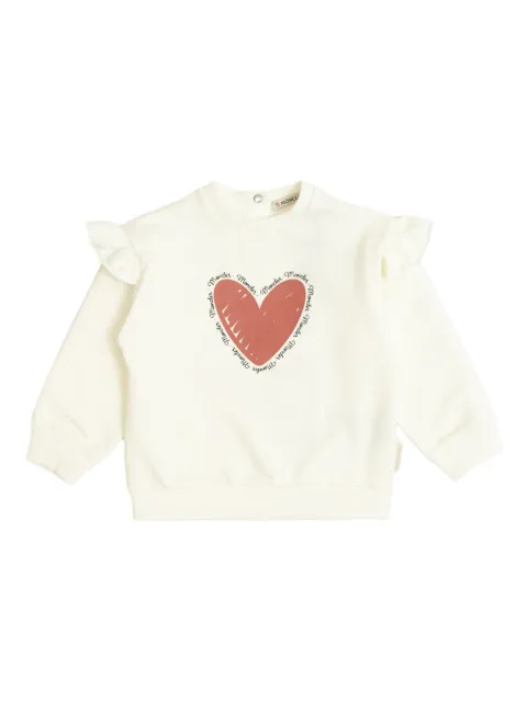 Moncler Enfant heart-print sweatshirt
