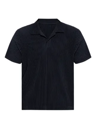 Homme Plissé Issey Miyake プリーツ Tシャツ | ブルー | FARFETCH JP