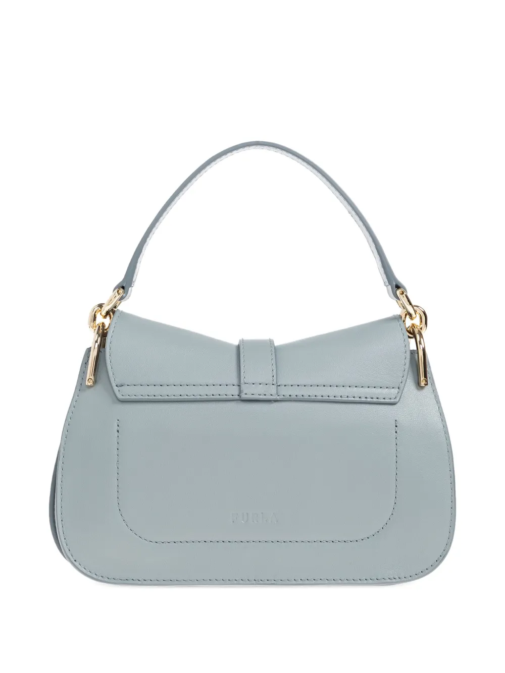 Furla Kleine Flow leren shopper Blauw