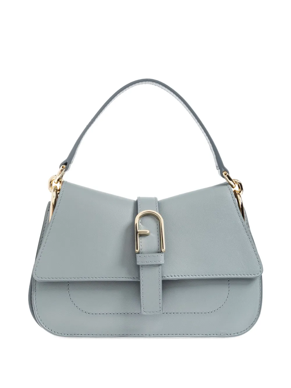 Furla mini Flow leather tote bag | Blue | Image 1