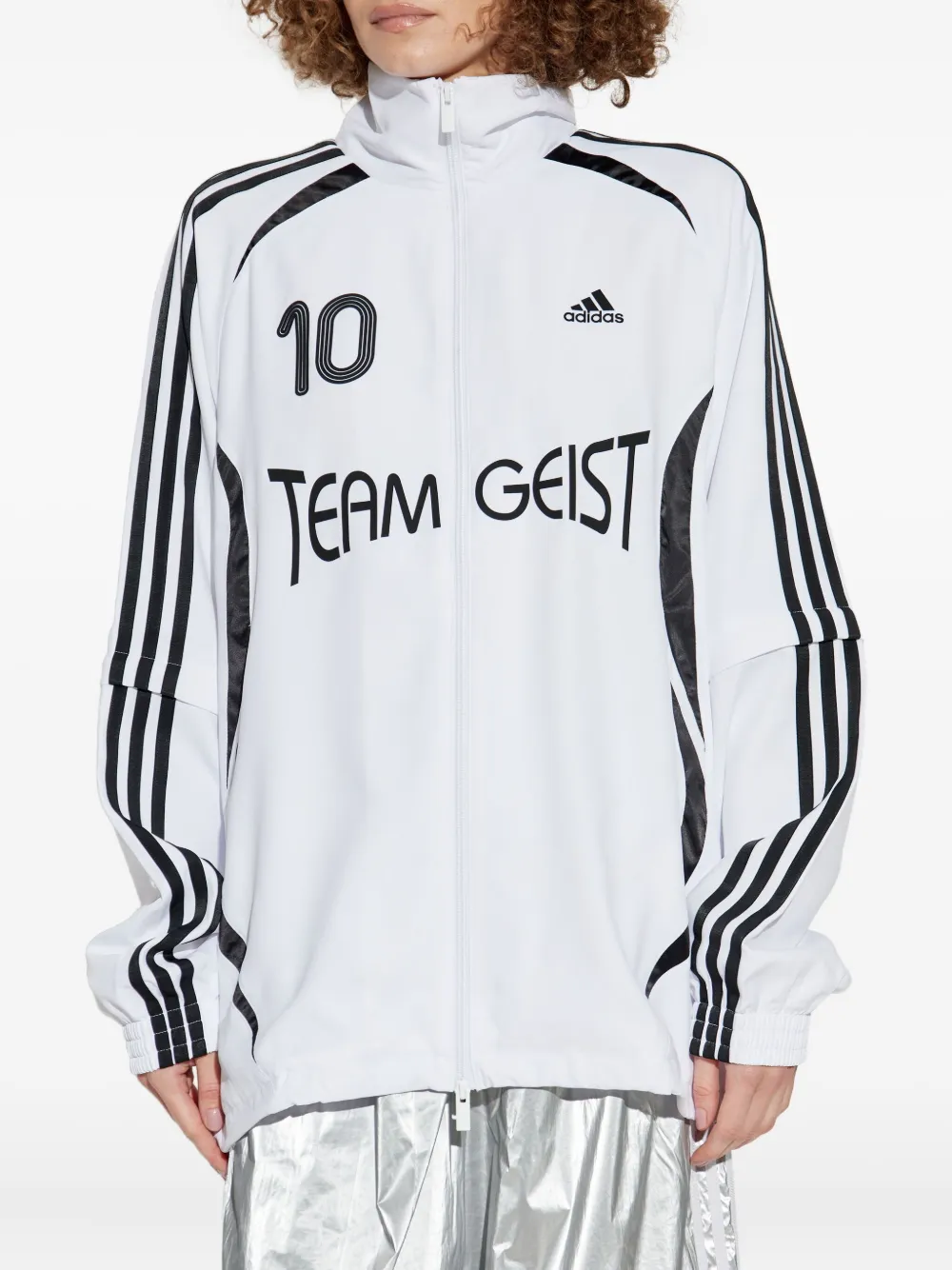 Adidas Originals Adilenium Season 4 Zip-fastening Jacket In White