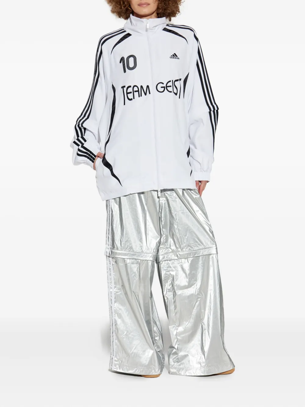 Adidas Originals Adilenium Season 4 Zip-fastening Jacket In White