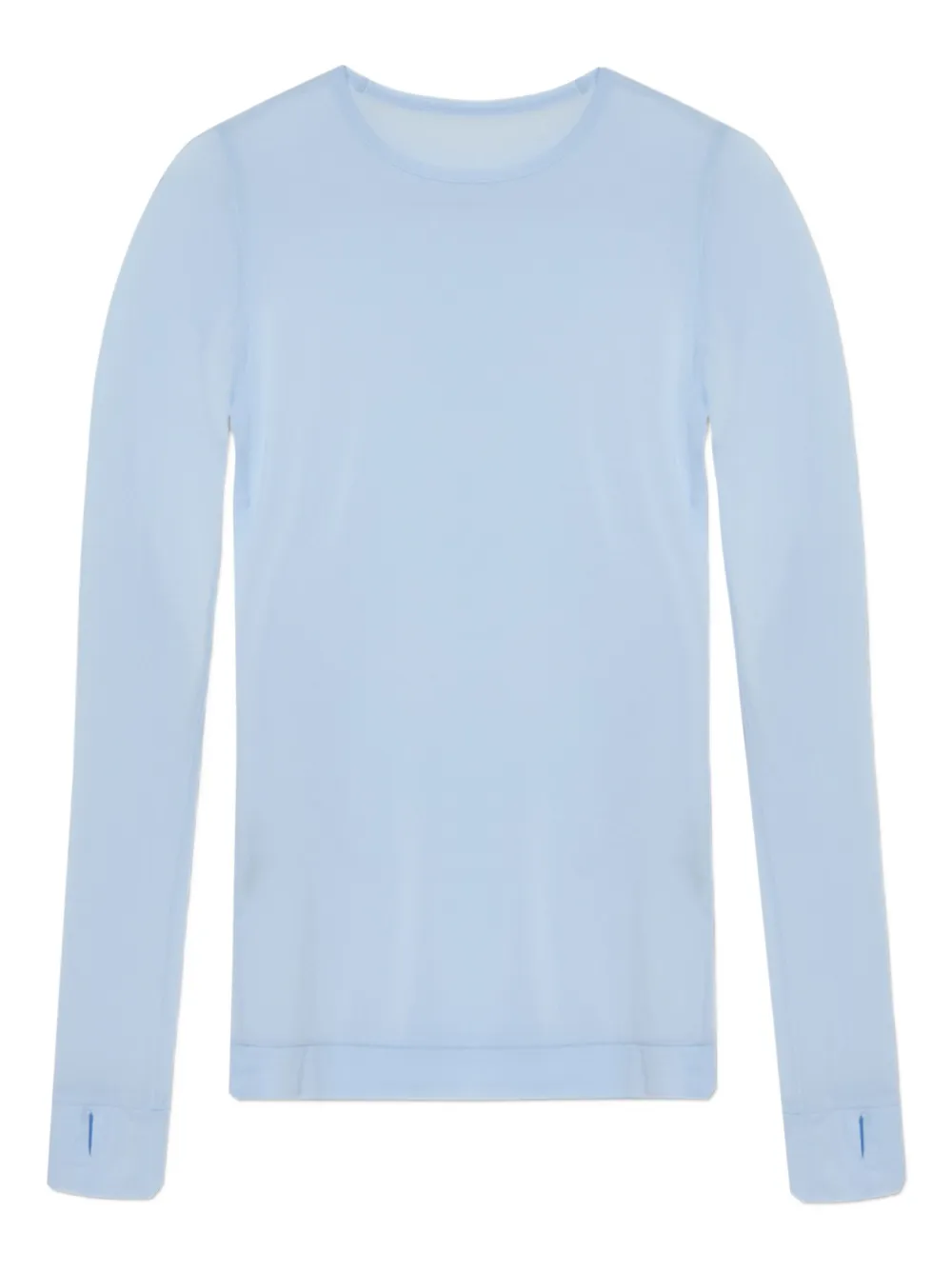 Issey Miyake Like Skin Long-sleeve Top In Blue
