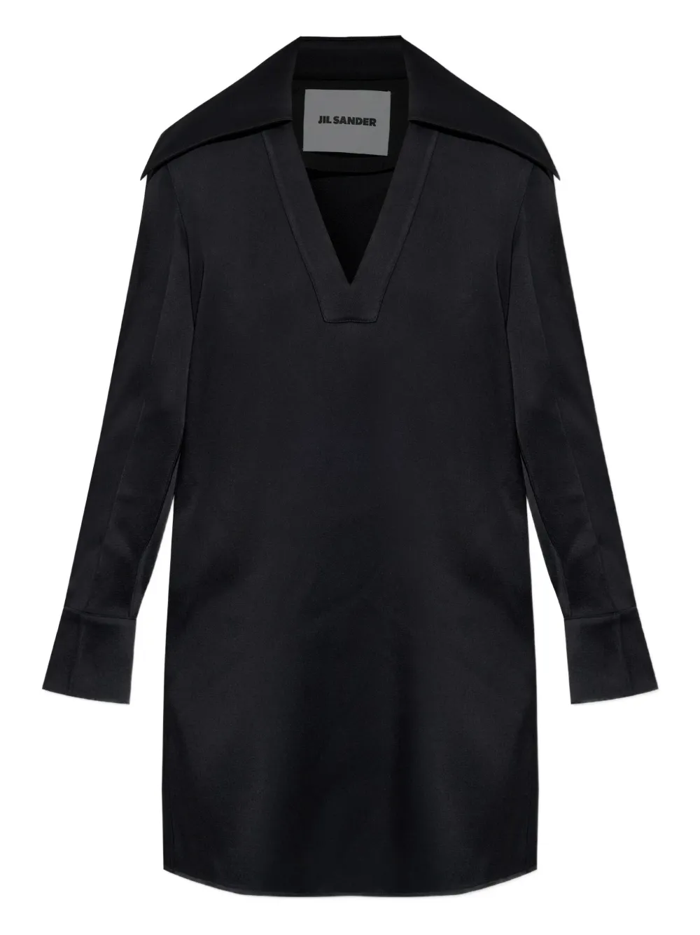 Jil Sander oversized-collar dress | Black | Image 1