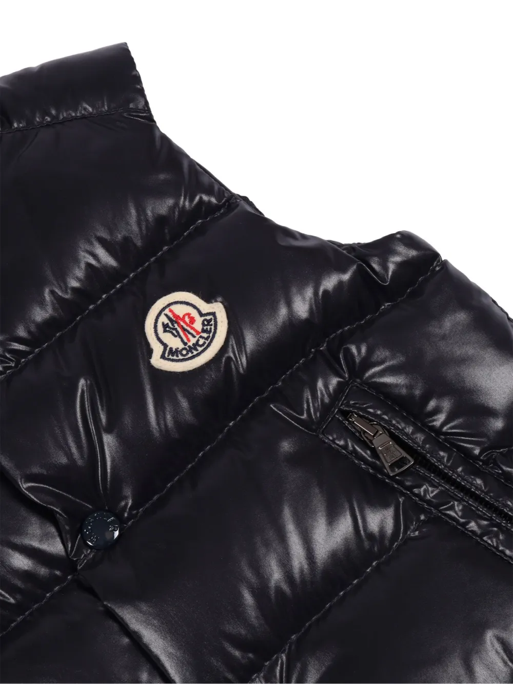 Moncler Enfant Gewatteerde bodywarmer Zwart