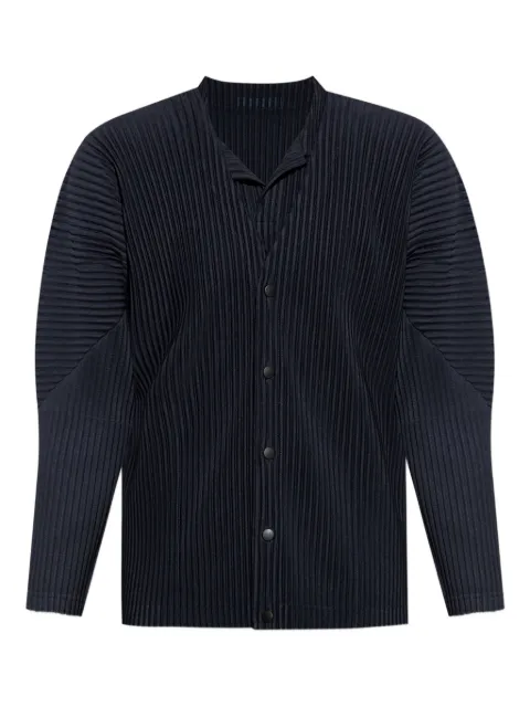 Homme Plissé Issey Miyake pleated button-fastening cardigan