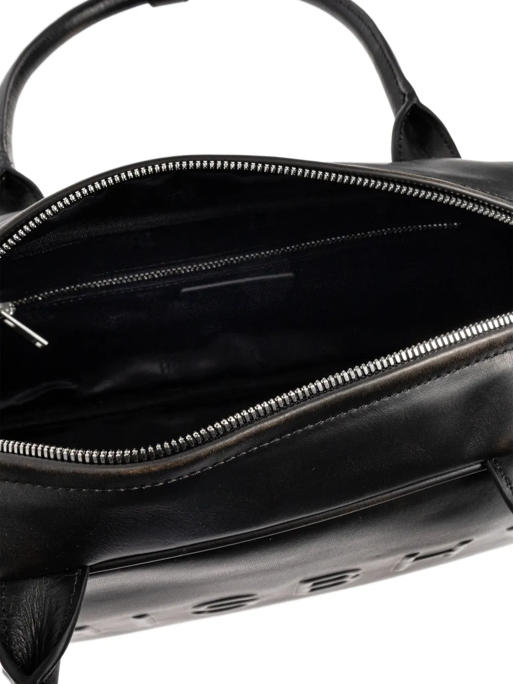 Misbhv Embossed-logo Tote Bag In Black
