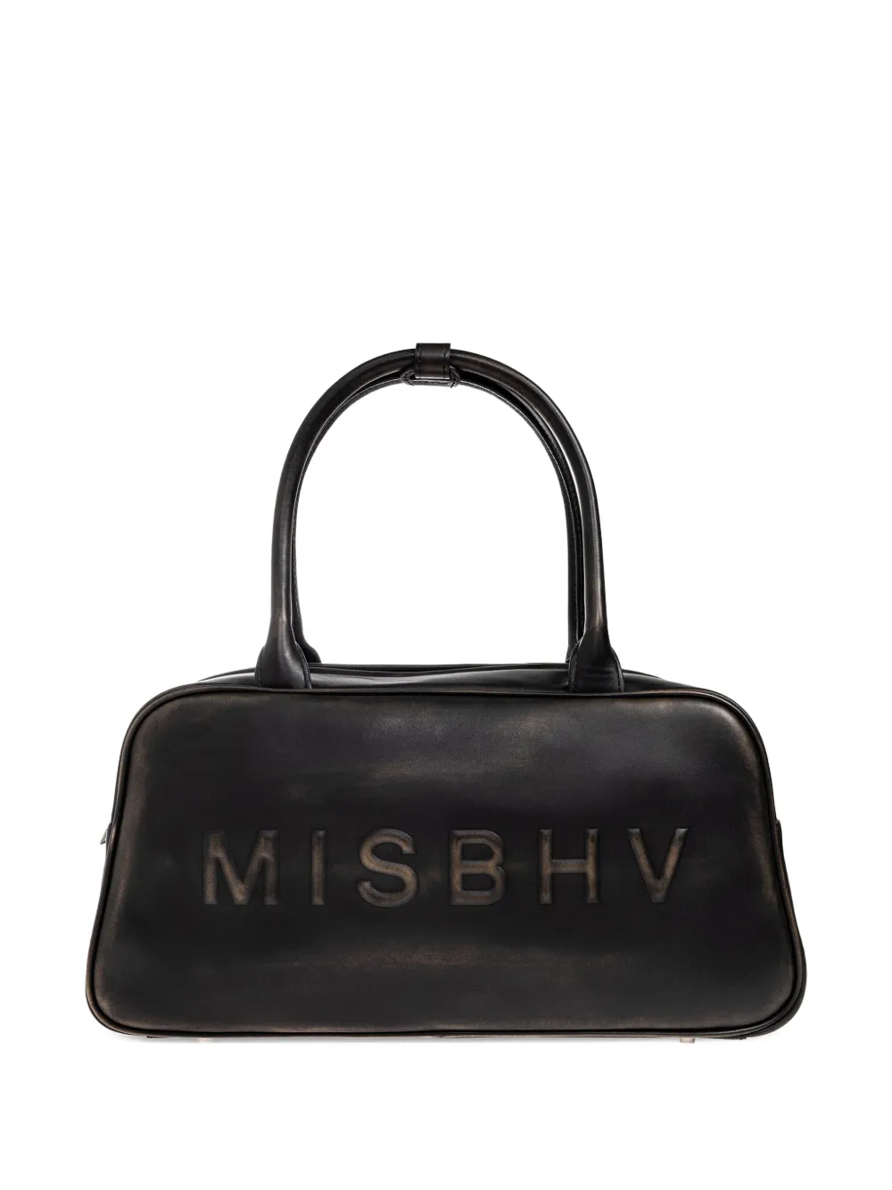 Misbhv Embossed-logo Tote Bag In Black