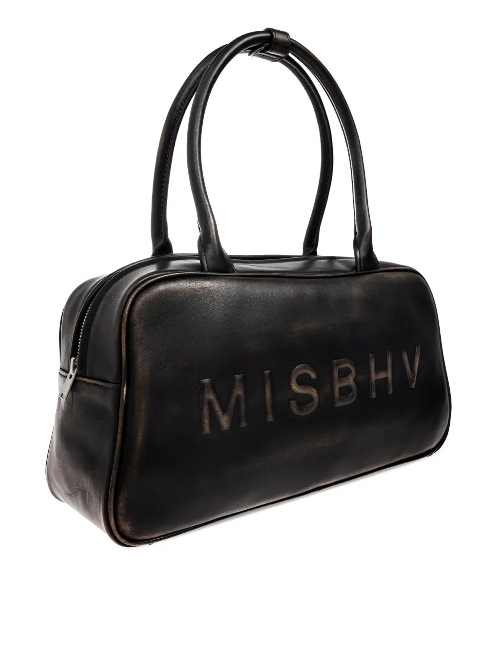 Misbhv Embossed-logo Tote Bag In Black