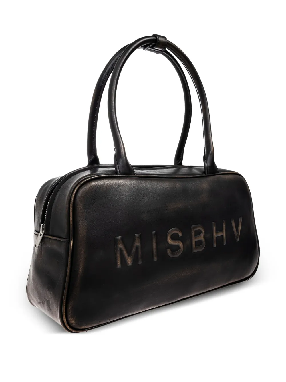 MISBHV Shopper met logo-reliëf Zwart