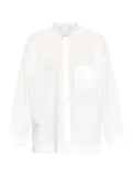 Homme Plissé Issey Miyake mandarin-collar pocket shirt - White