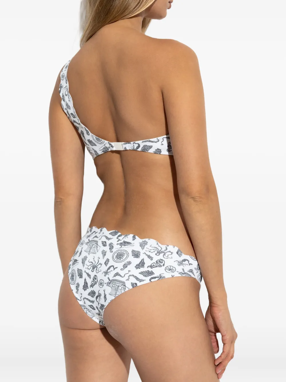 Marysia Santa Barbara bikinitop met monochrome print Wit