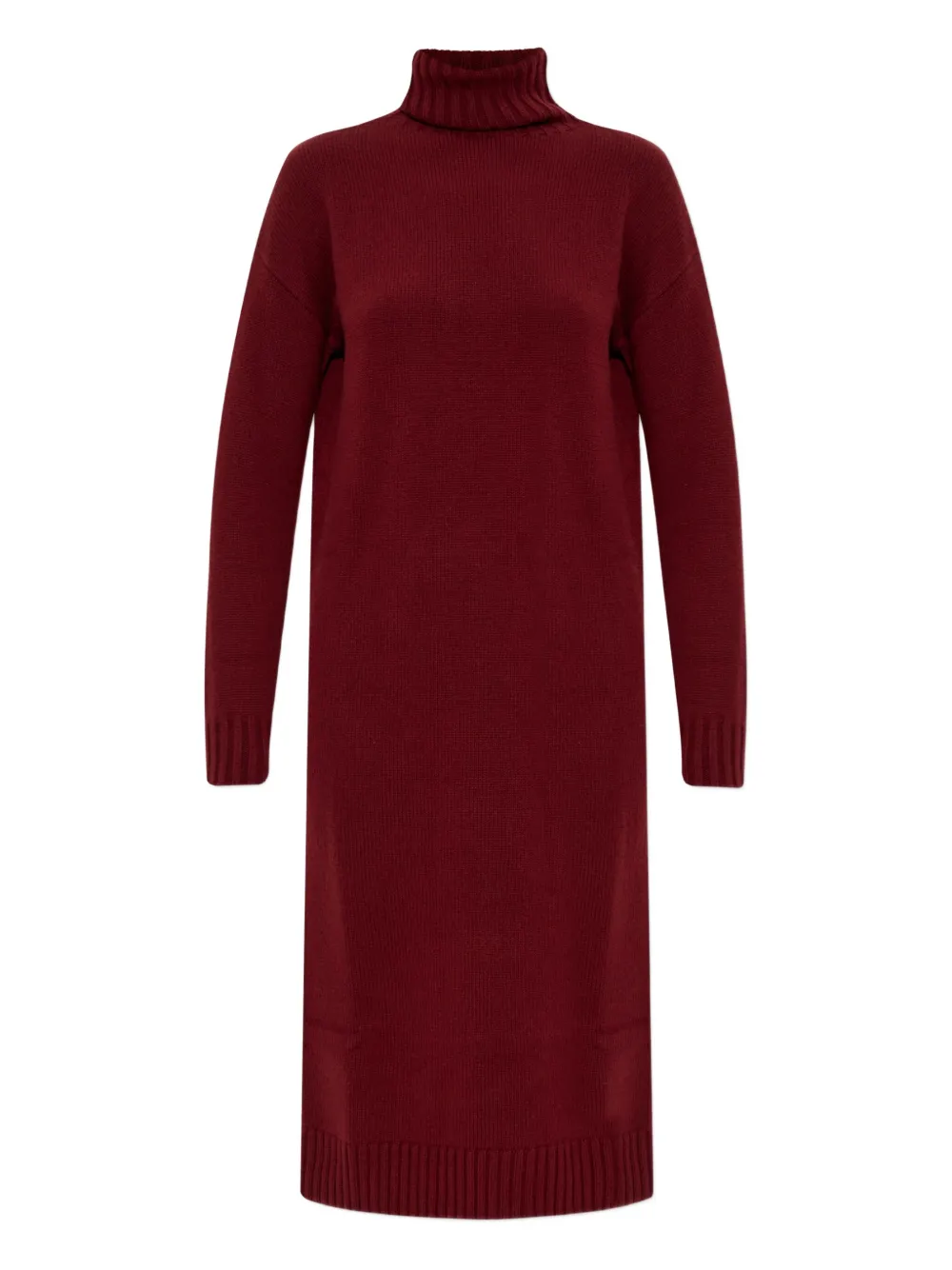 Max Mara roll-neck knitted dress | Red | Image 1
