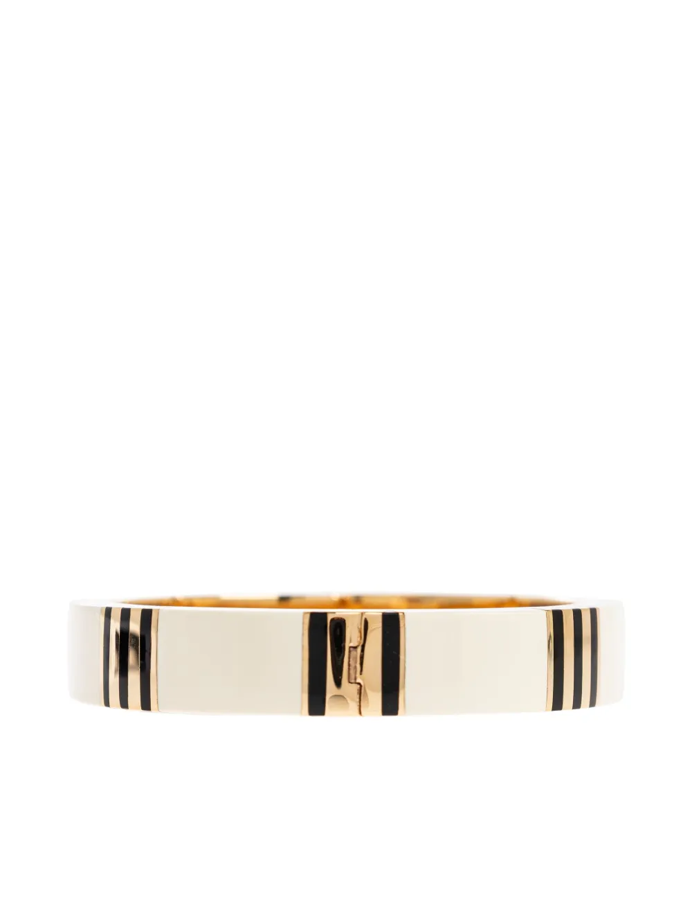 Tory Burch T STRIPE BANGLE bracelet - Wit
