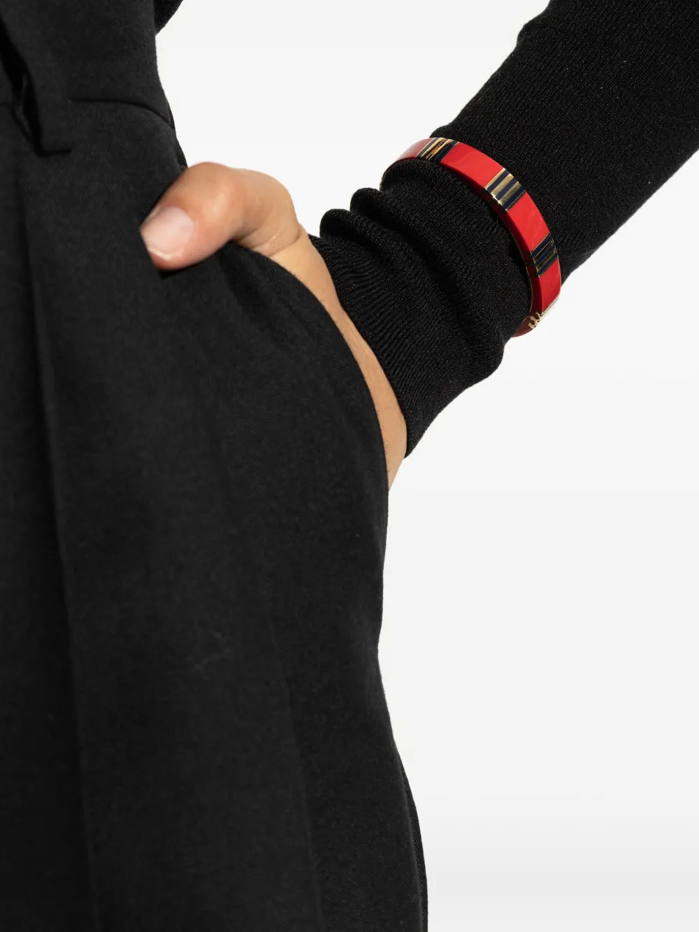 Tory Burch T STRIPE BANGLE bracelet - Rood