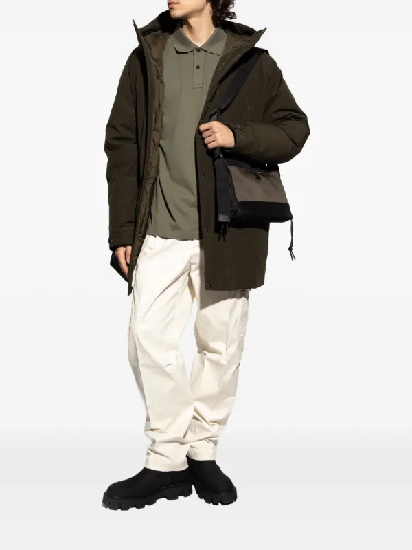 【美品】　MONCLER　TUILE コート フーデッドコート Moncler フーデッド コート | グリーン | FARFETCH JP