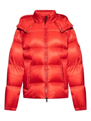 Moncler ジップアップ パデッドジャケット | オレンジ | FARFETCH JP