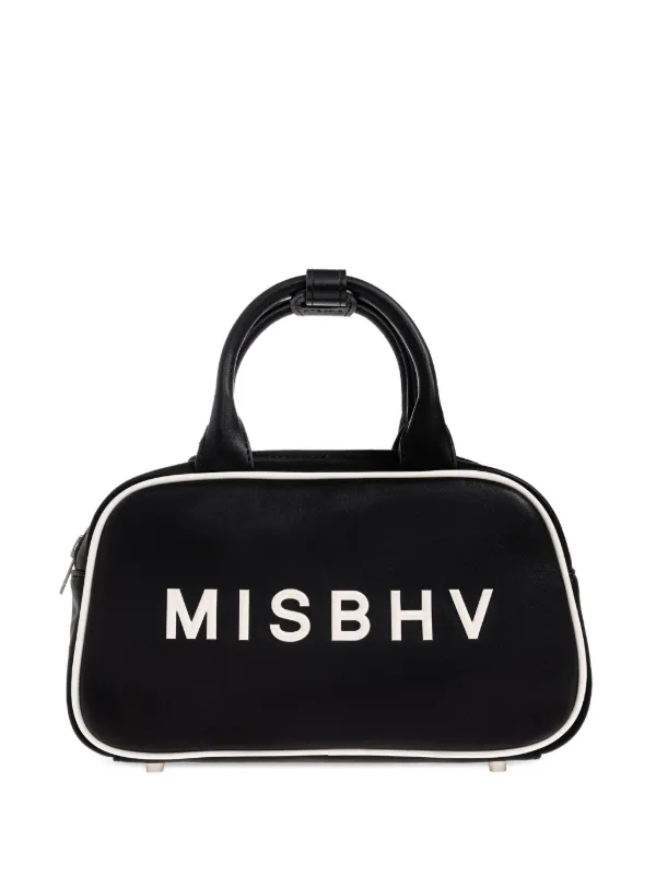 MISBHV ロゴプレート ハンドバッグ | ブラック | FARFETCH JP