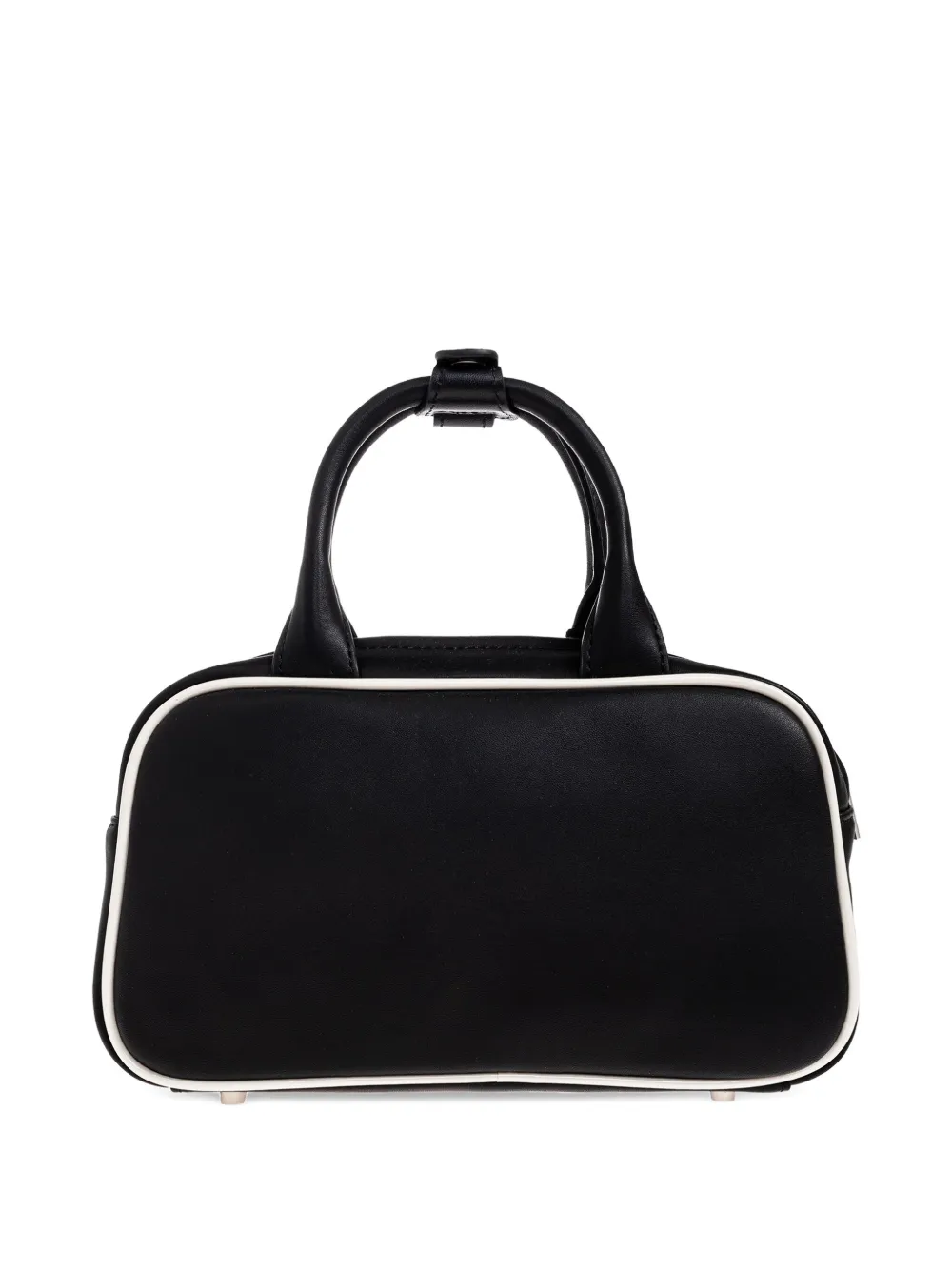 Misbhv Logo-plaque Top-handle Tote Bag In Black