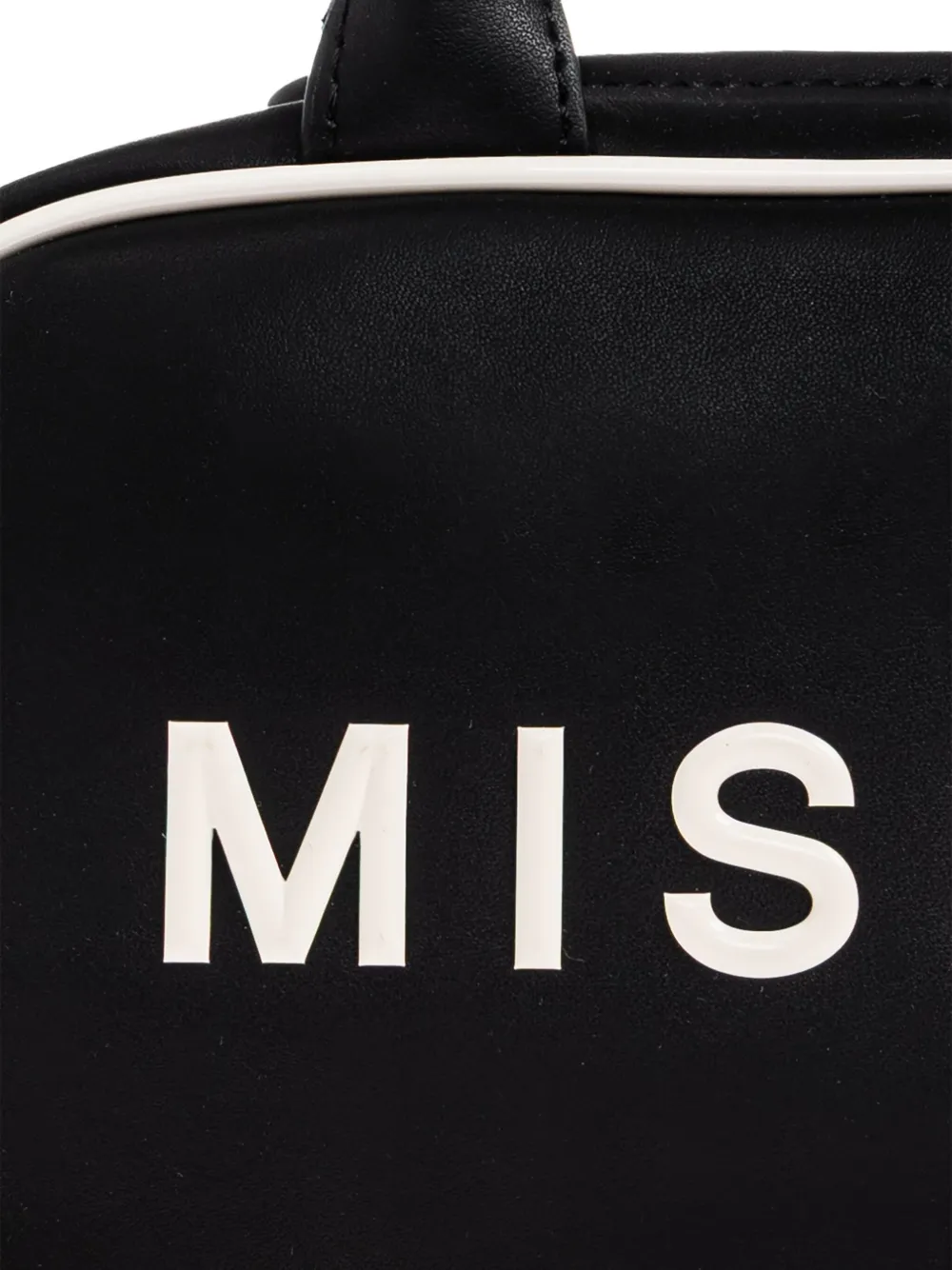 Misbhv Logo-plaque Top-handle Tote Bag In Black