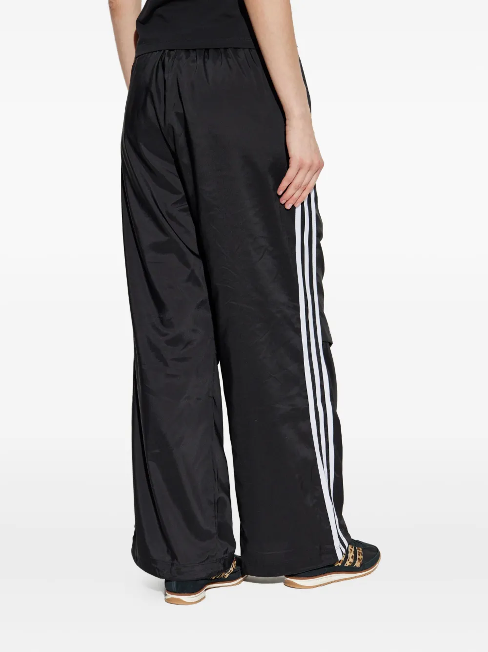 adidas Broek met trekkoord en drie strepen Zwart