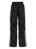 adidas three-stripe drawstring trousers - Black
