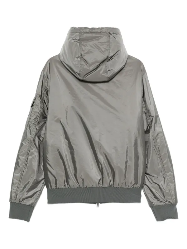 Moncler zip-up Bomber Jacket | Grey | FARFETCH
