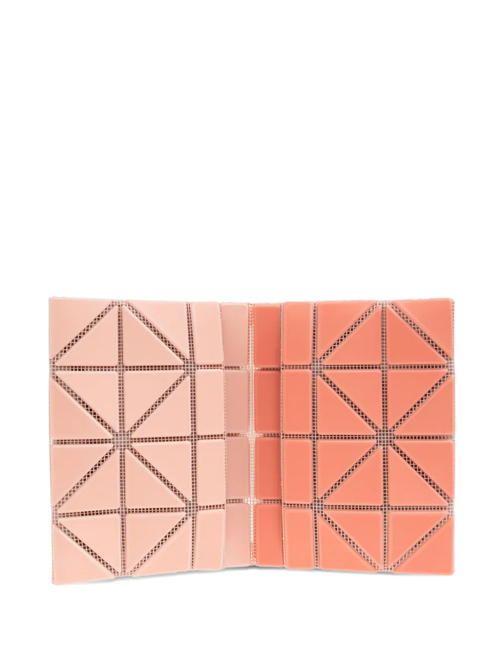 Bao Bao Issey Miyake Geometric-pattern Wallet In Pink