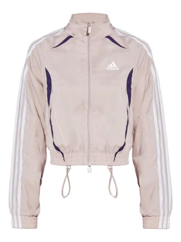 Adidas クロップドトラックジャケット | ピンク | FARFETCH JP