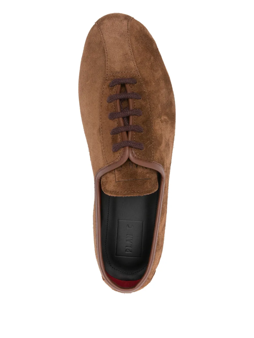 Plan C Suède sneakers Bruin