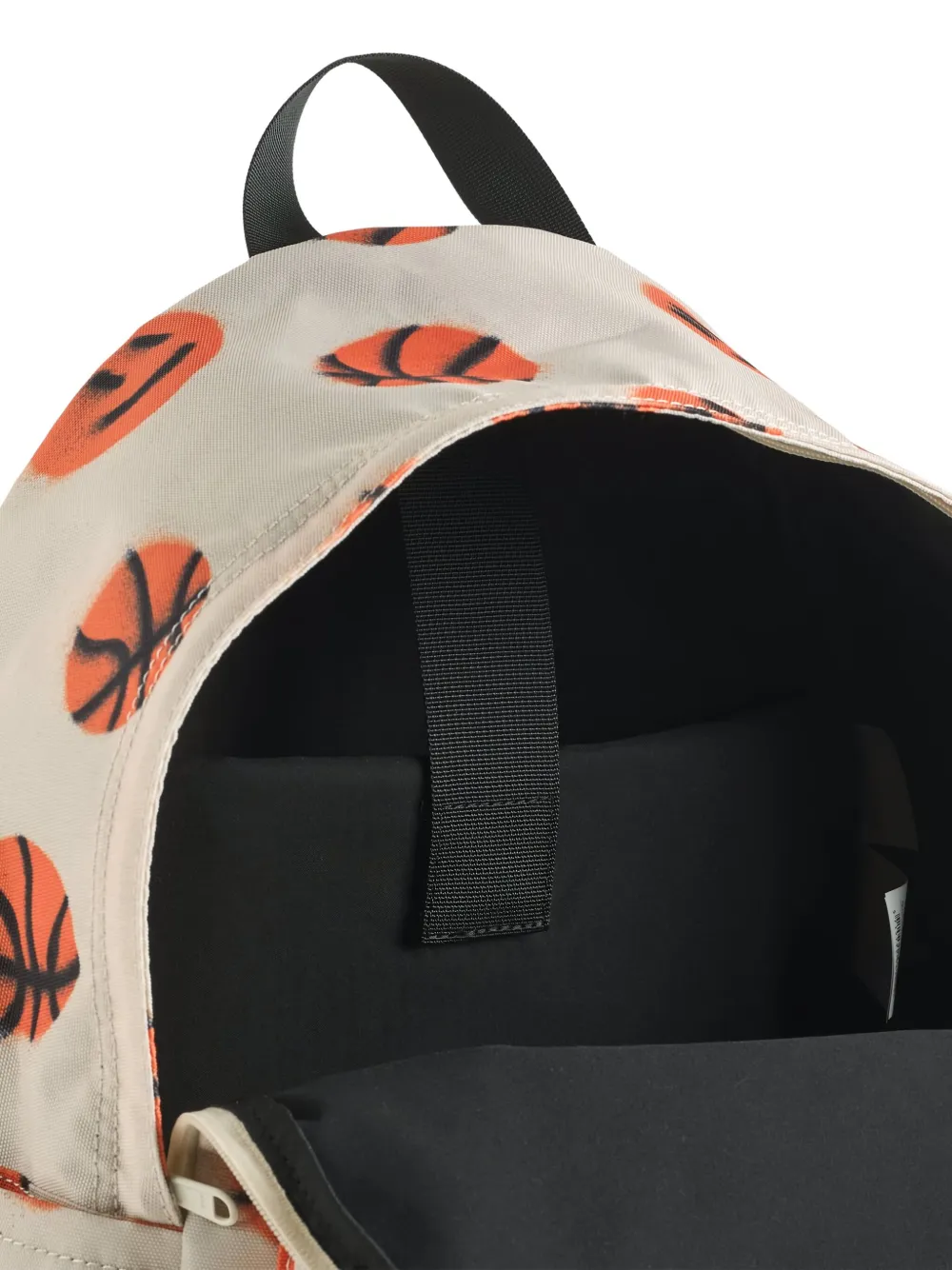  Molo Mio Smiley-print Backpack - Neutrals 
