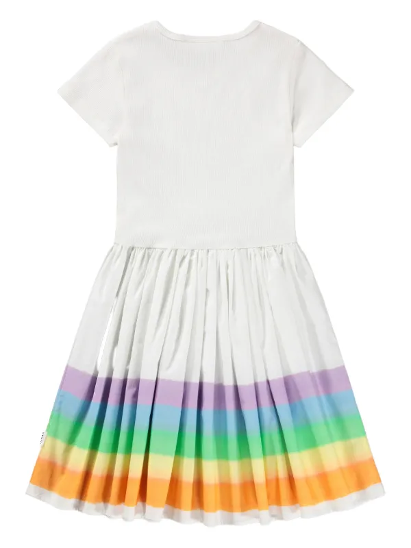 Cissa Dress Painted Rainbow