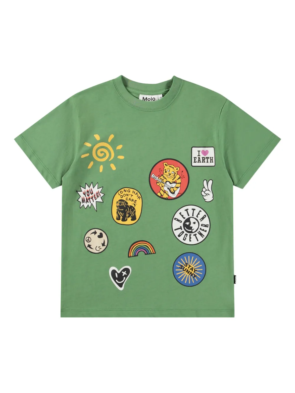 Molo T-shirt Riley con stampa - Verde