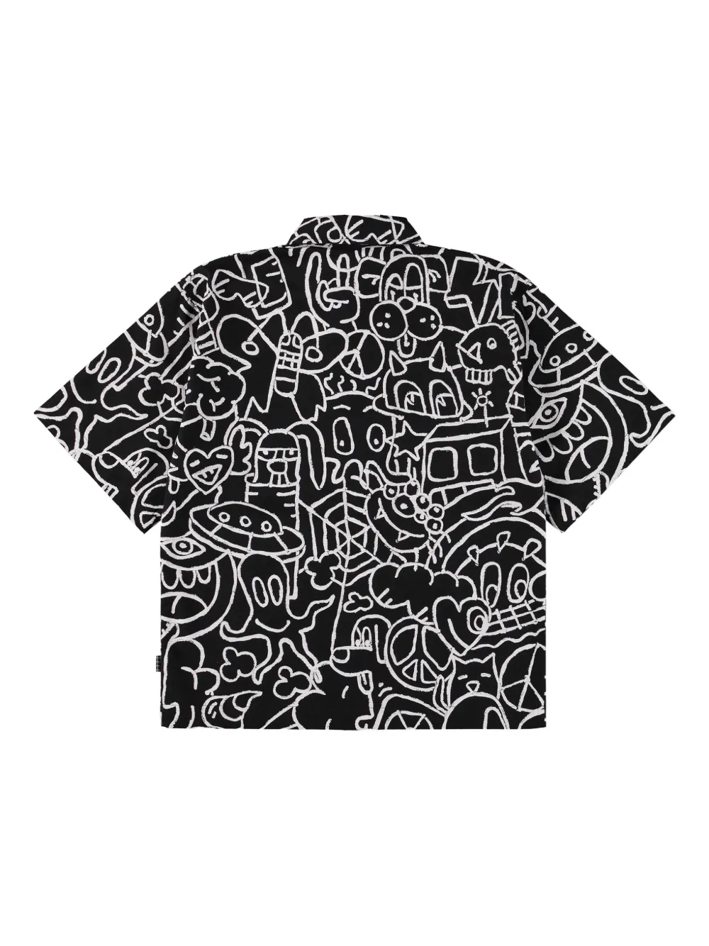 Richie Doodle Print Short-Sleeve Shirt