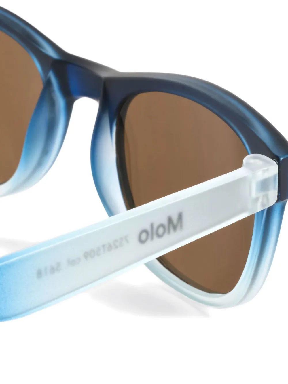 Molo Star zonnebril met vierkant montuur Blauw