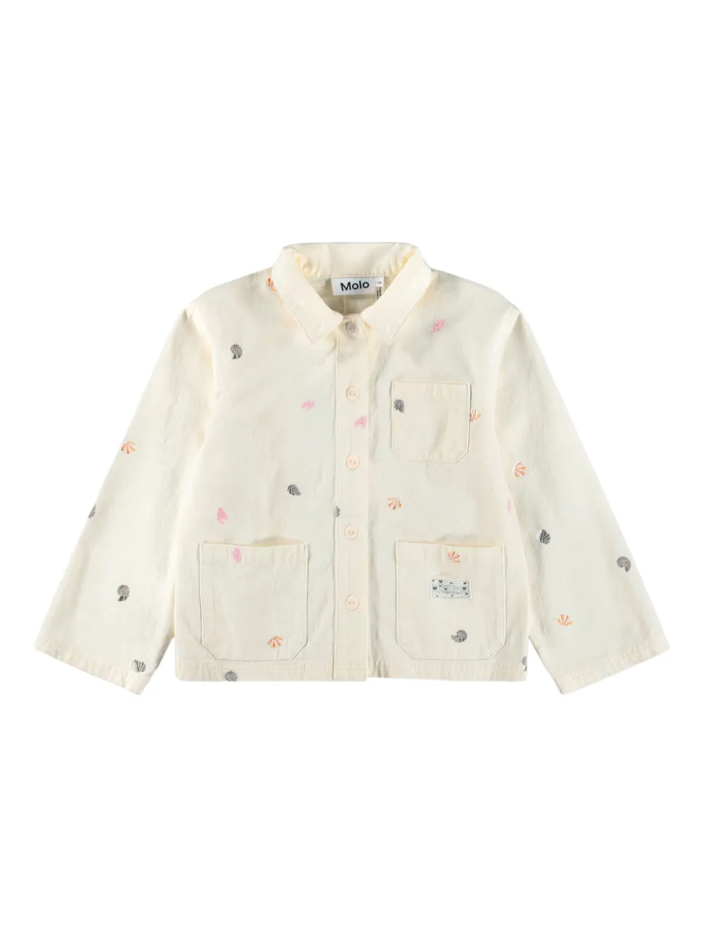 Molo Jacke mit aufgestickten Muscheln - Nude