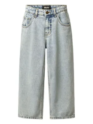 Dkny Kids sequin-embellished Cotton Jeans | Blue | FARFETCH