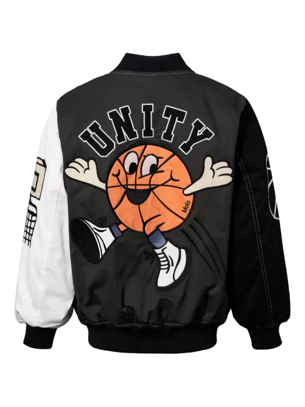 Molo Hedley tiger-basketball Bomber Jacket | Black | FARFETCH ZA