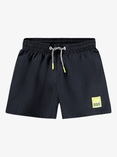 Molo Niko Solid drawstring-waist swim shorts