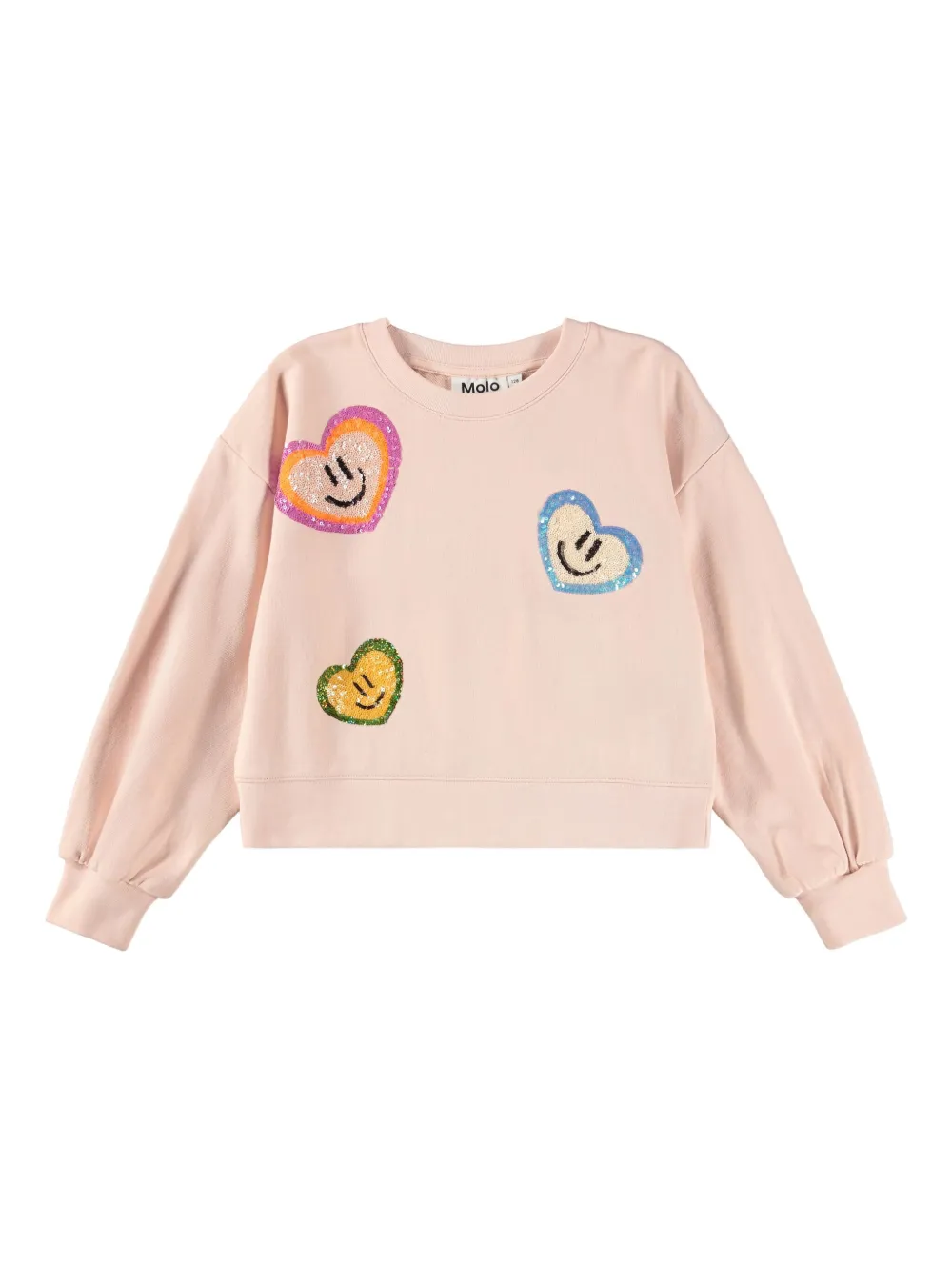 Molo Felpa Marge con paillettes - Rosa