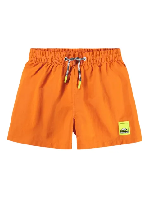 Molo Niko logo-patch drawstring swim shorts