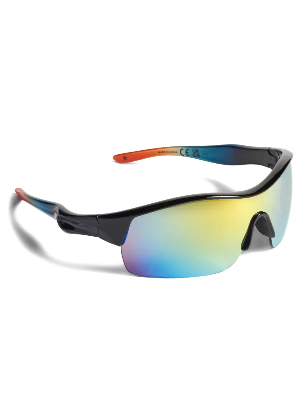 Molo Surf zonnebril met spiegelglazen - Zwart