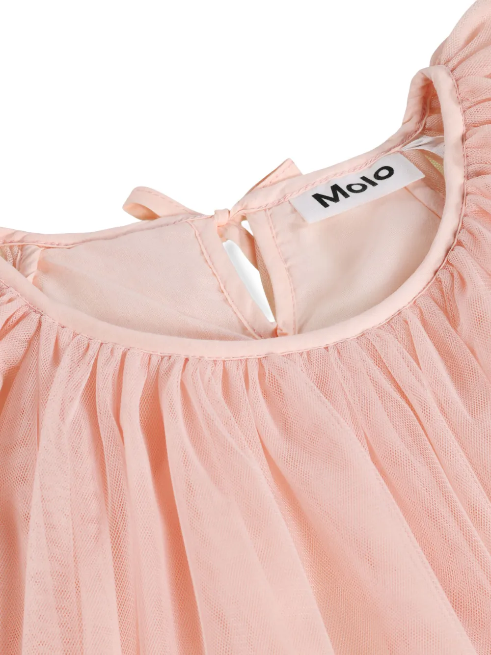 Molo Cocolita tulen jurk met ruches Roze