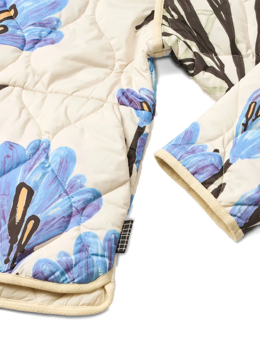  Molo Hailey Floral-print Quilted Jacket - Neutrals 